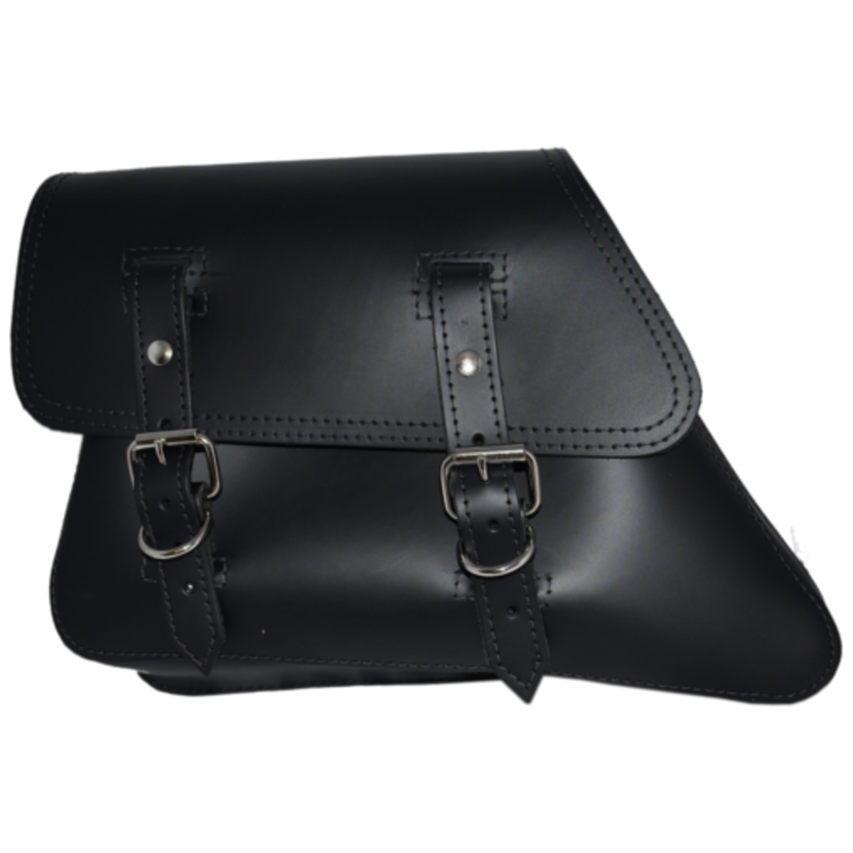 La Rosa Harley-Davidson Sportster XL Solo Plain Hand-made Leather Saddle Bag - American Legend Rider