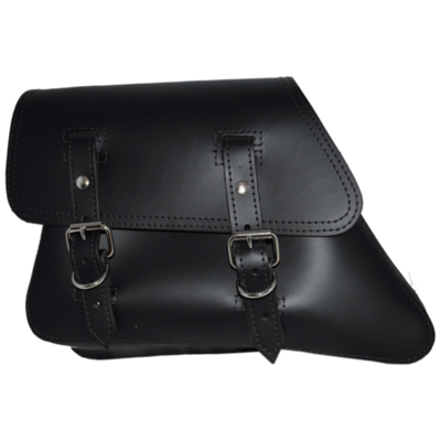 La Rosa Harley-Davidson Sportster XL Solo Plain Hand-made Leather Saddle Bag - American Legend Rider