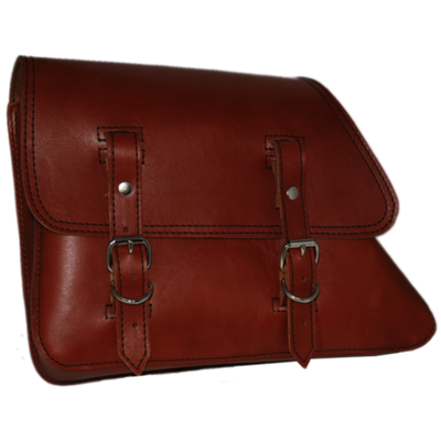 La Rosa Harley-Davidson Sportster XL Solo Plain Hand-made Leather Saddle Bag - American Legend Rider