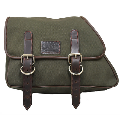 La Rosa Eliminator Canvas Saddle Bag (Left Side) - American Legend Rider