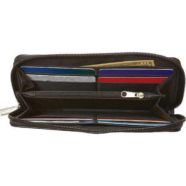 Jillian Embassy Ladies' Faux Leather Wallet
