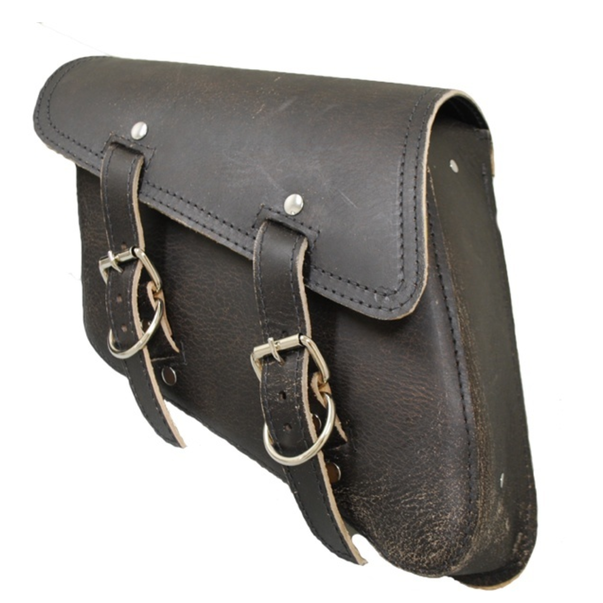 La Rosa Leather Bolt On Swing Arm  Bag (Left Side) - American Legend Rider