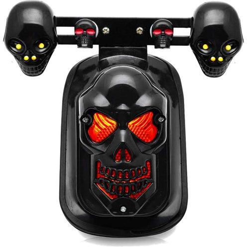 SkullBurn™ "LED Tail Light & Turn Signals That Command Respect"