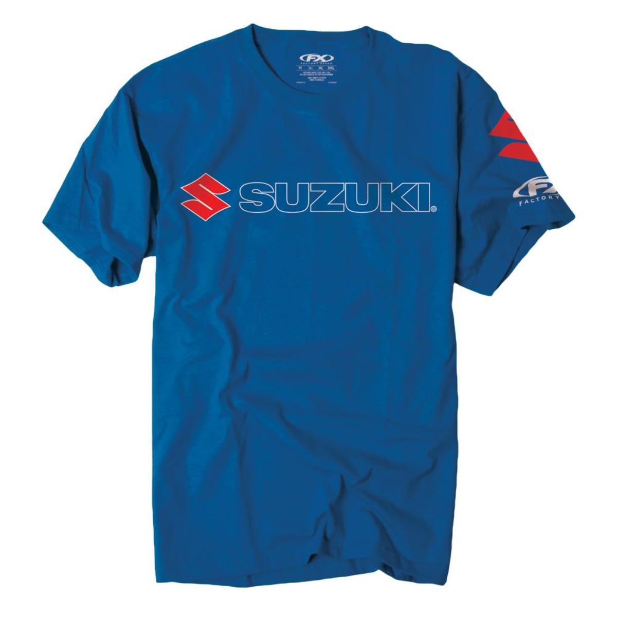 Factory Effex Men's Suzuki Team T-Shirt, Royal Blue - American Legend Rider