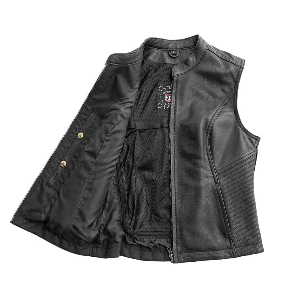 First Manufacturing Nina-Women's Leather Vest