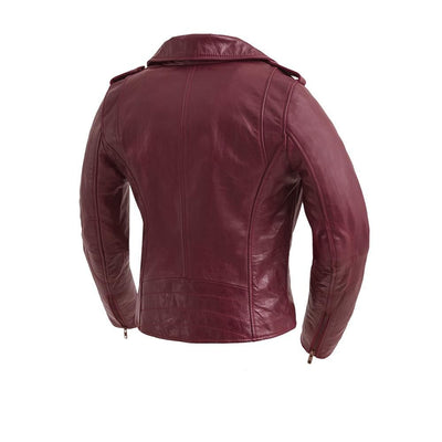 First Manufacturing Abigail Leather Jacket (Oxblood)