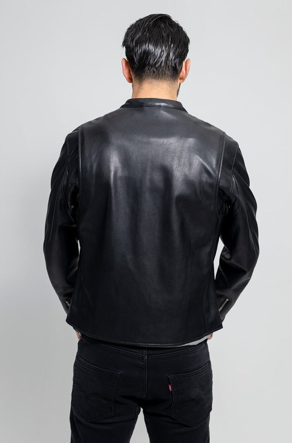 First Manufacturing Dillon - Men's Vegan Leather Jacket, Black
