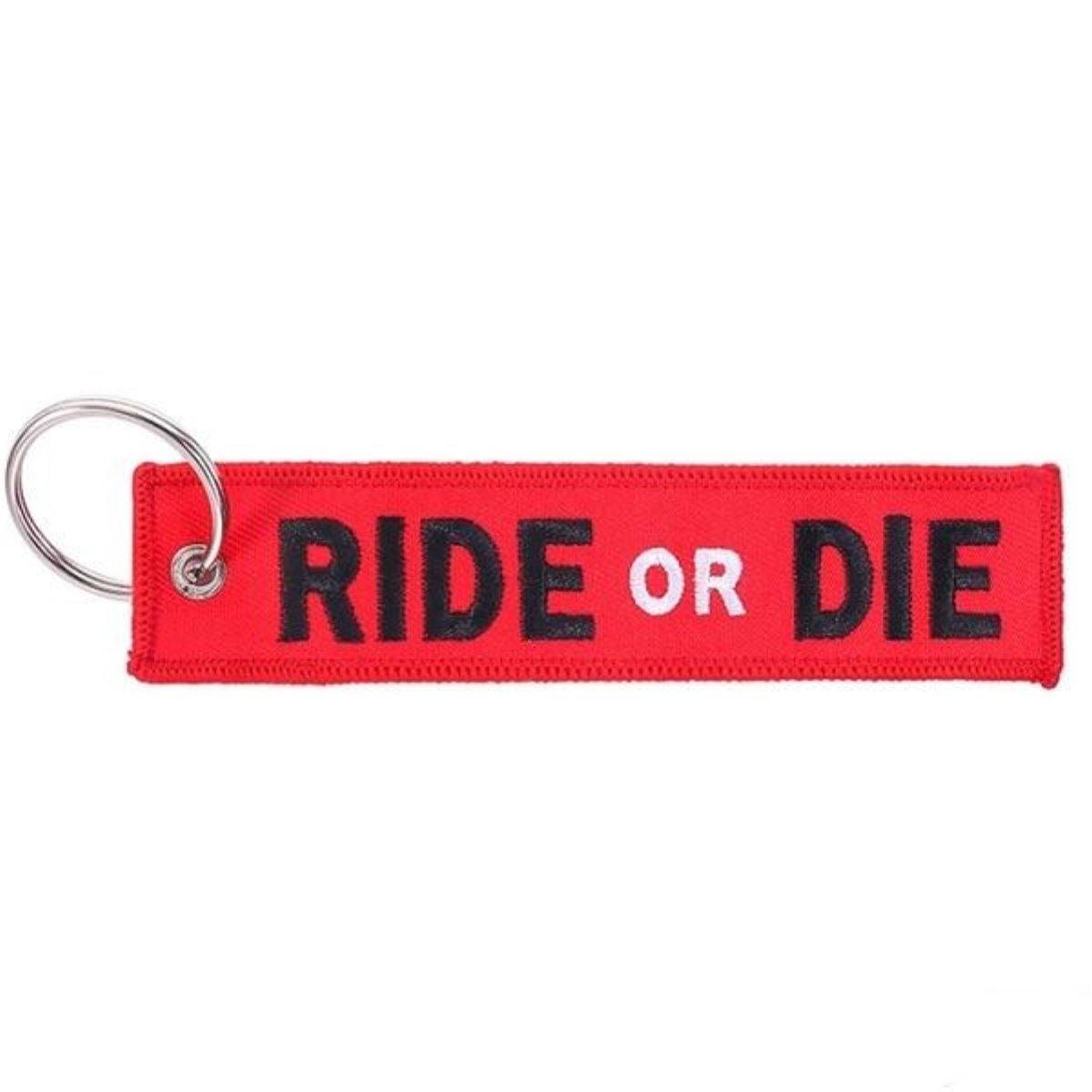 Motorcycle Tag Keychain, Zinc Alloy & Polyester - American Legend Rider