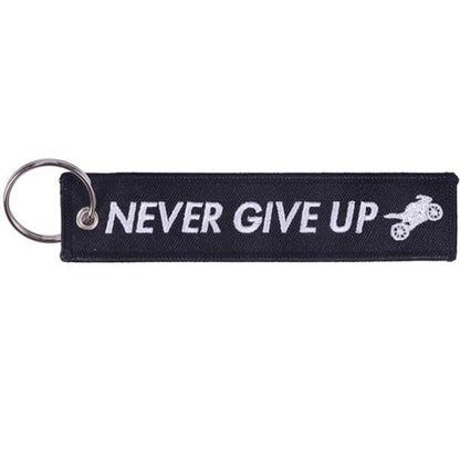 Motorcycle Tag Keychain, Zinc Alloy & Polyester - American Legend Rider