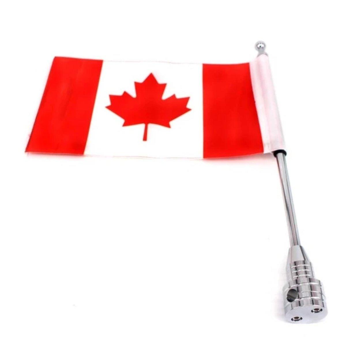 Canada Motorcycle Flag Pole Mount - American Legend Rider