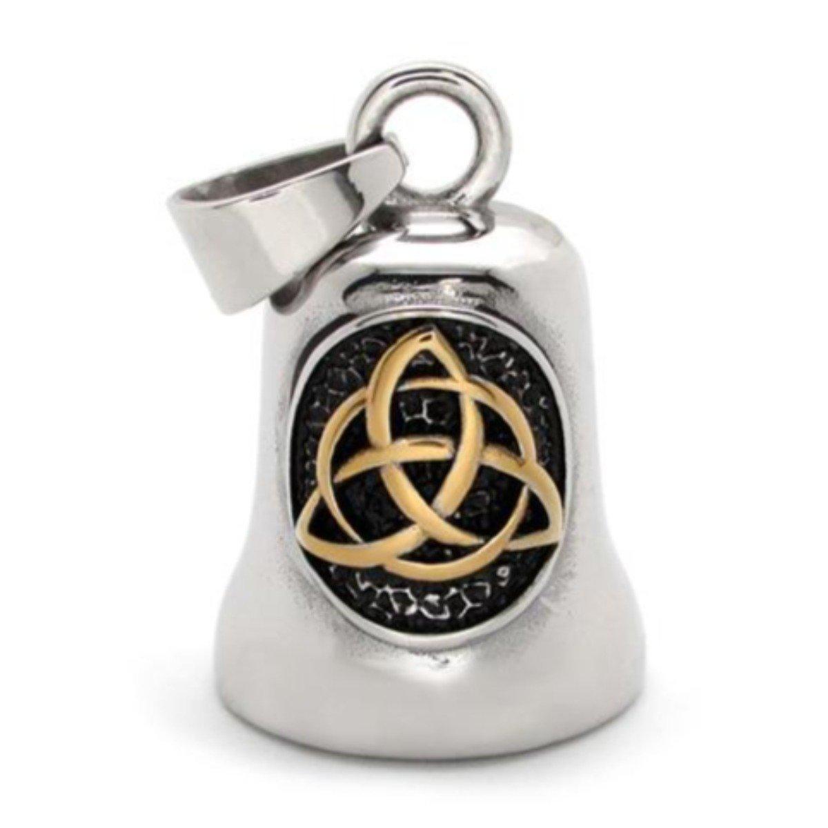 Father & Son Celtic Knot Gremlin Bell with This Bike Protected by the Good Lord Bell Bundle - American Legend Rider