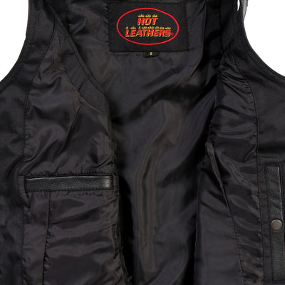 Hot Leathers Women's Black Naked Vest