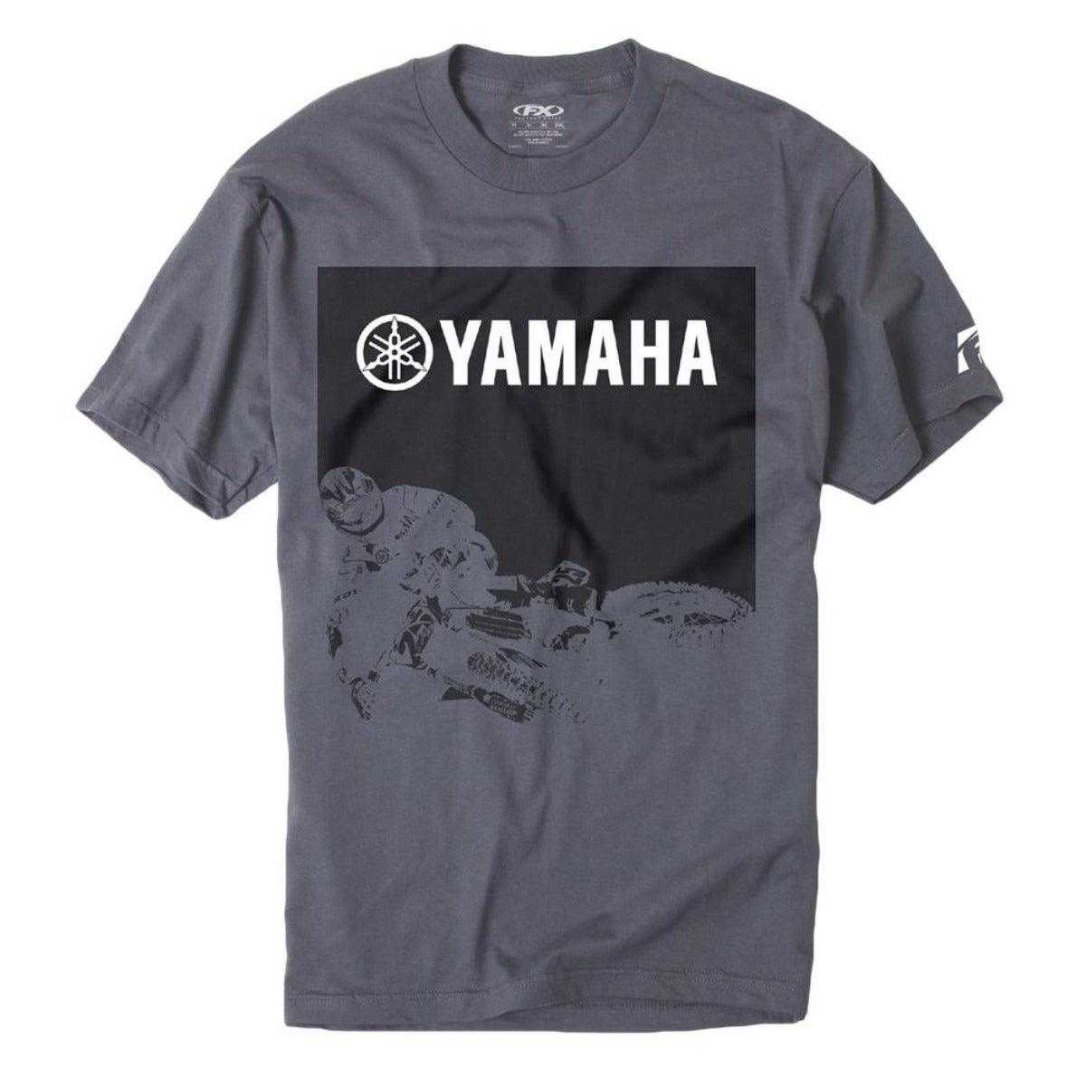 Factory Effex Men's Yamaha Whip T-Shirt, Charcoal Gray - American Legend Rider