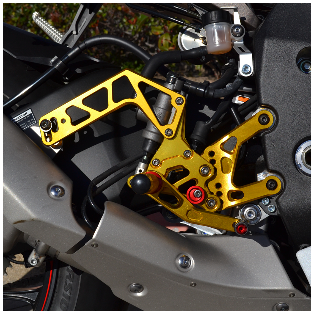 Hotbodies Racing MGP Rearsets for Yamaha YZF-R1 2015-19