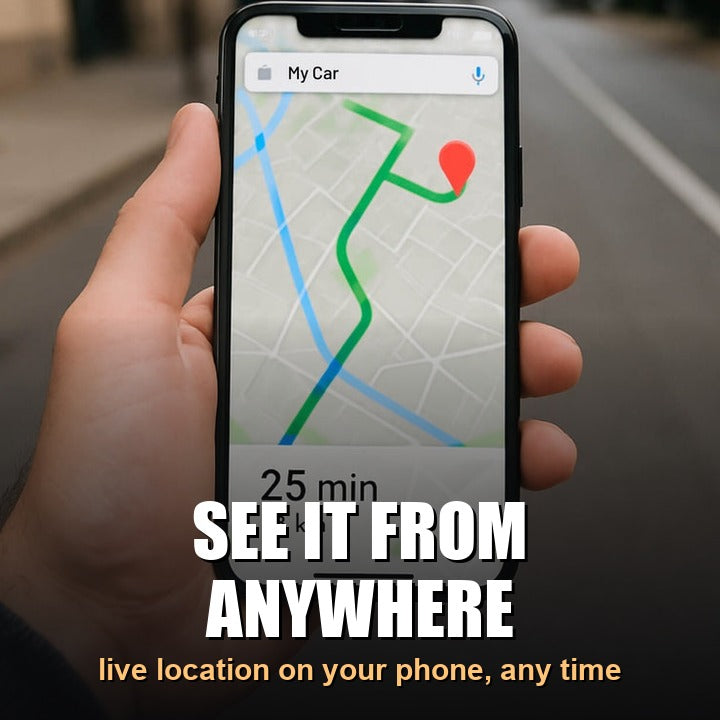 Live location of the bike on your phone